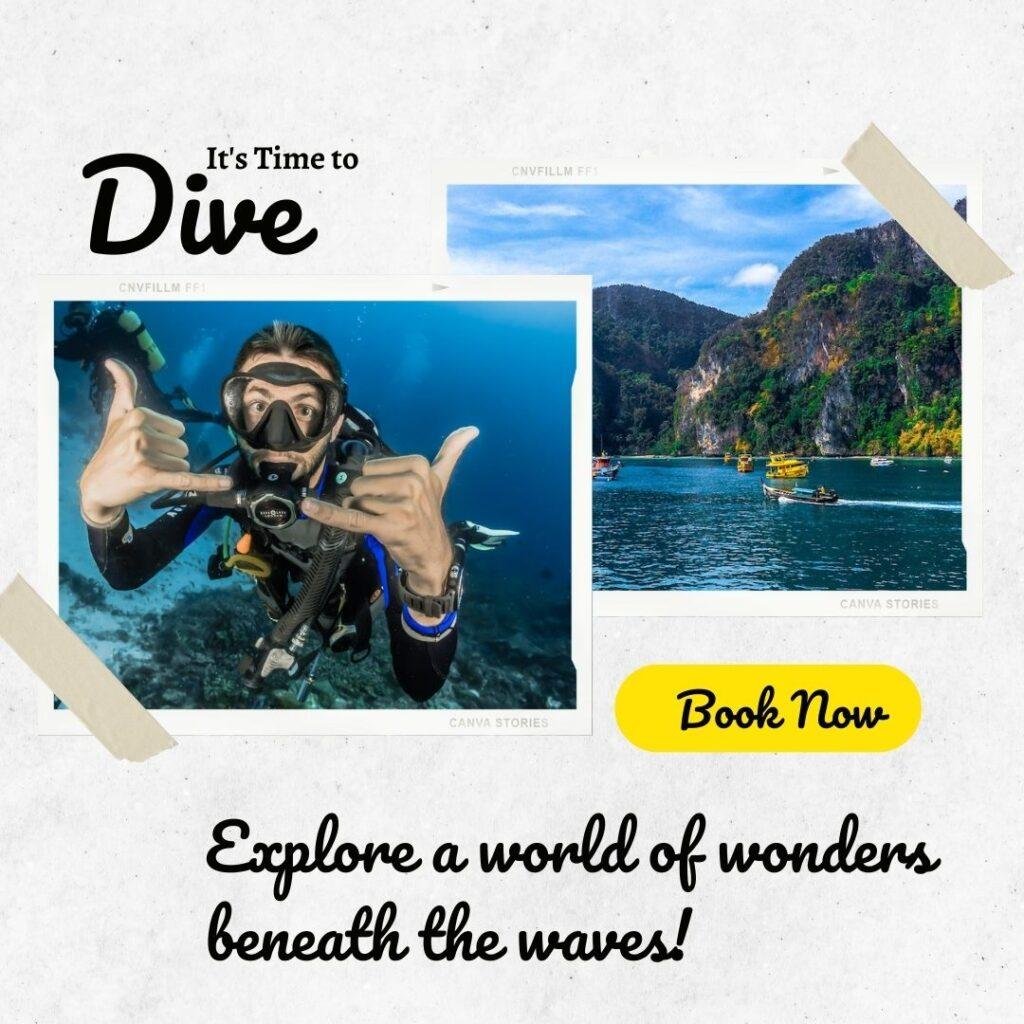 scuba diving book now
